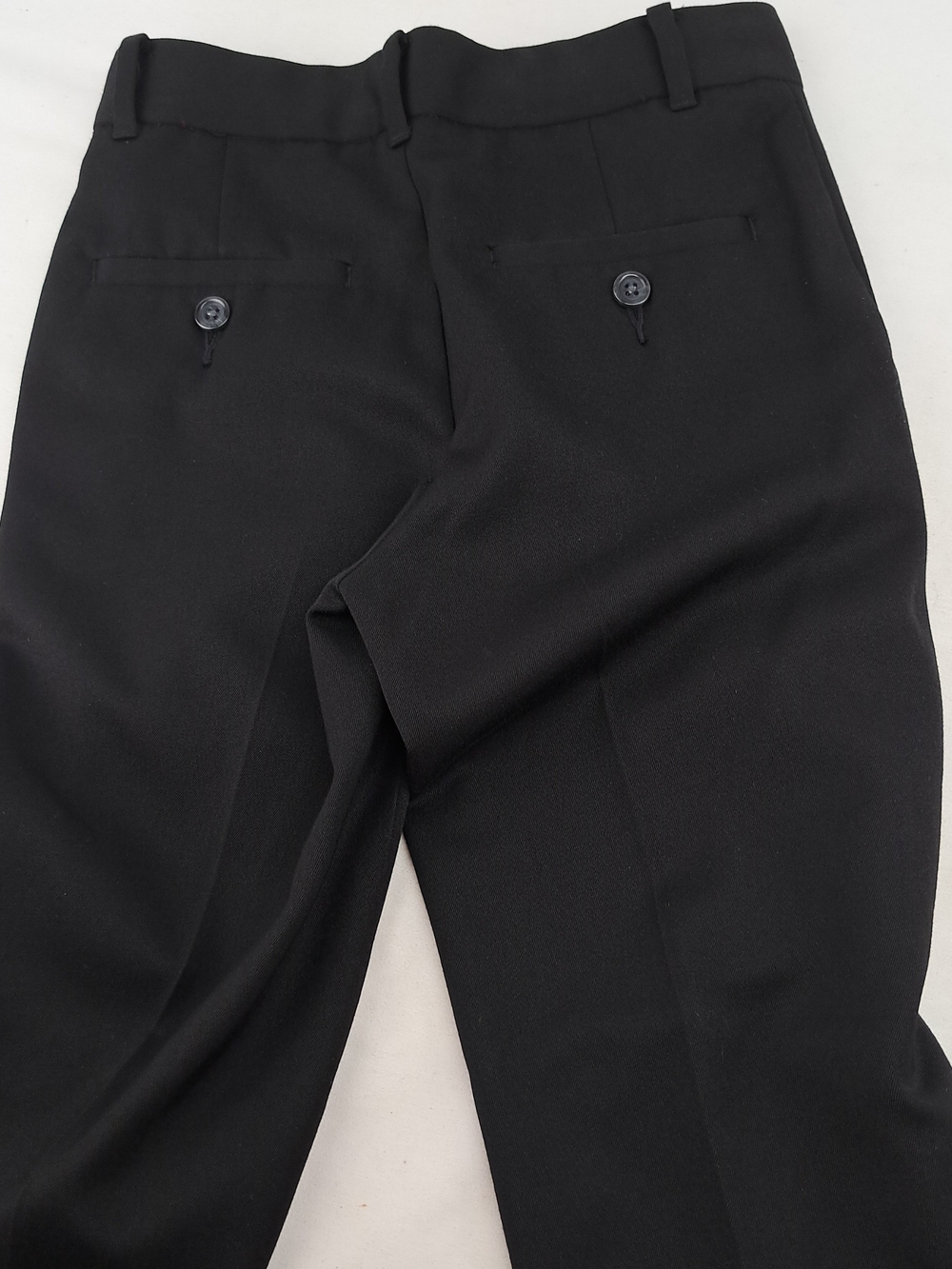 Calvin Klein Boys Size 8R Black Dress Pants  Polyester Rayo